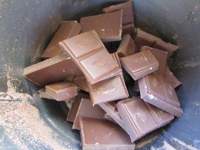 Turrón de chocolate y oreos