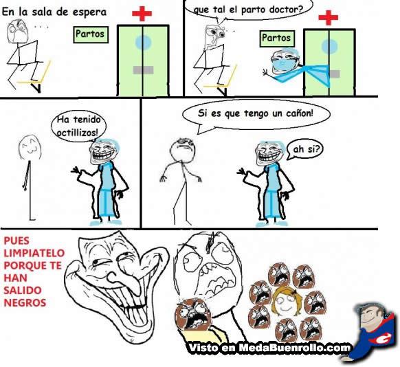 Tu mujer da a luz y tu en la sala de espera del hospi…