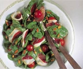 ENSALADA DE ESPINACAS Y QUESO DE CABRA Ensalada de espinacas y queso de cabra – RECETAS DE COCINA