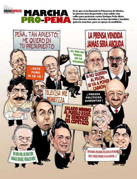 El verdadero culpable de la represión del 1 de diciembre por la imposición, es el PRI y Peña Nieto. No perdamos el enfoque, los otros son achichincles