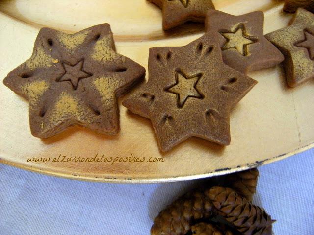 Galletas Estrellas Doradas. DÍA 7 Calendario de Adviento'12