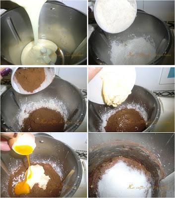 Galletas de chocolate y leche condensada