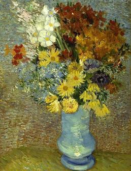 ¿Por qué… las flores de Van Gogh cambian de color?