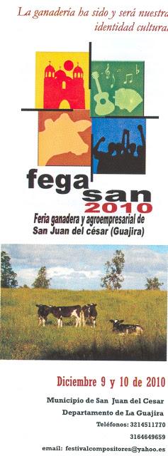 San Juan del Cesar, La Guajira; Marca un paso adelante en la búsqueda de su identidad en la 3era. Feria Ganadera 2012