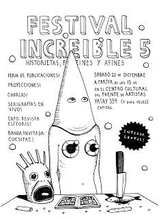 5º FESTIVAL INCREÍBLE: Historietas, fanzines y afines