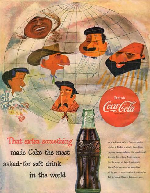 Historia de la gráfica de Coca Cola 2ª parte 1940-1979