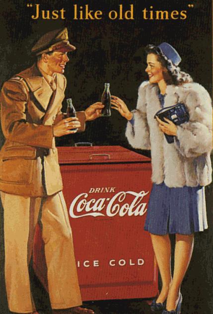 Historia de la gráfica de Coca Cola 2ª parte 1940-1979