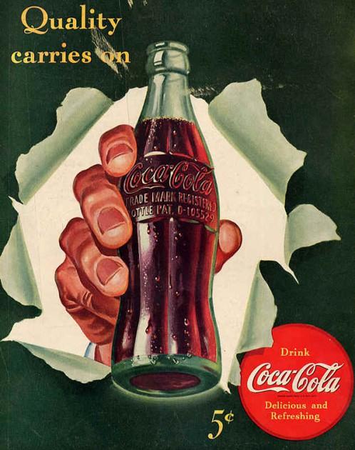 Historia de la gráfica de Coca Cola 2ª parte 1940-1979