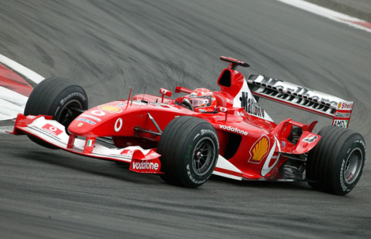 Ferrari F-2003. 2003. Michael Schumacher