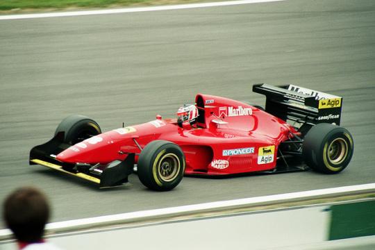 Ferrari 412T. 1994-1995. Gerhard Berger