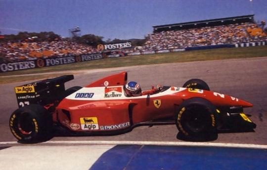 Ferrari F93A. 1993. Jean Alesi
