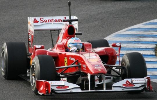 Ferrari F-10. 2010. Fernando Alonso