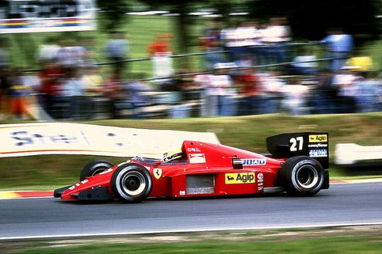 Ferrari F1/86. 1986. Michele Alboreto