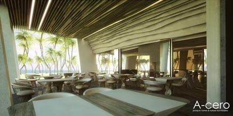 Nuevas imágenes del Interiorismo diseñado por A-cero para el restaurante en el Hotel de Phuket