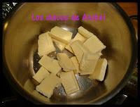 Tarta de chocolate blanco con dulce de leche