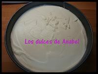 Tarta de chocolate blanco con dulce de leche