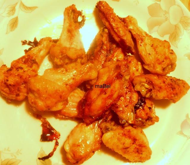 Alitas de pollo asadas