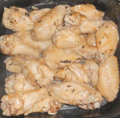 Alitas de pollo asadas