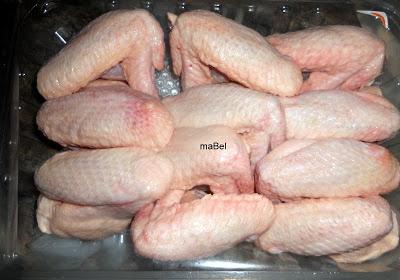 Alitas de pollo asadas