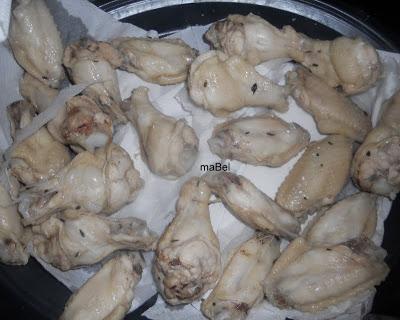 Alitas de pollo asadas