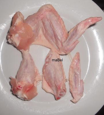 Alitas de pollo asadas