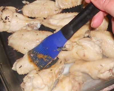 Alitas de pollo asadas