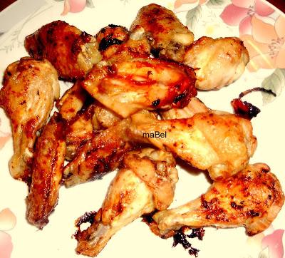 Alitas de pollo asadas