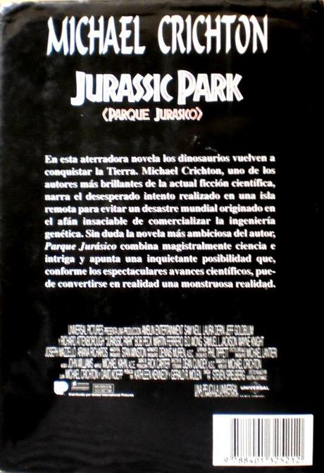 Jurassic Park de Michael Crichton