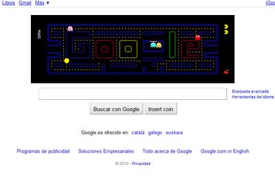 Google celebra el 30 aniversario de PacMan...y de que forma