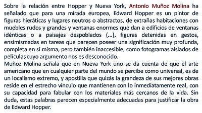 REFERENCIAS EN EL ARTE DE HOPPER