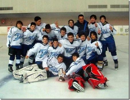 Hockey Hielo: El Txuri Sub15 se hace con el Campeonato Transpirenaico 2009-2010