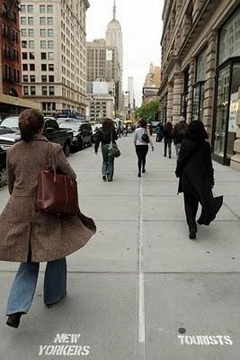 Carril para turistas