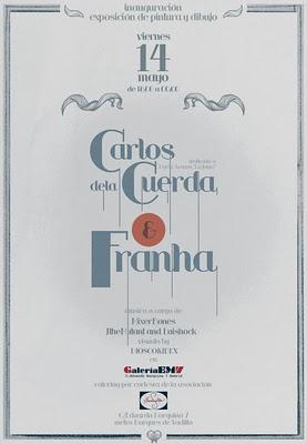 Exposición de dibujo y pintura de Carlos de la Cuerda y Franha en la Galería EM7 de Madrid