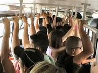 El viaje en transporte público