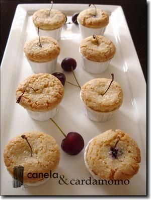 Muffins de Cereza y Almendra