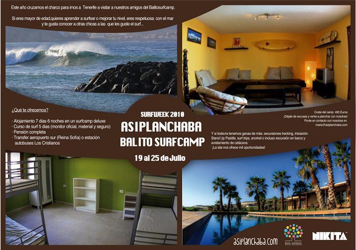 Surfcamp en Tenerife organizado por asiplanchaba