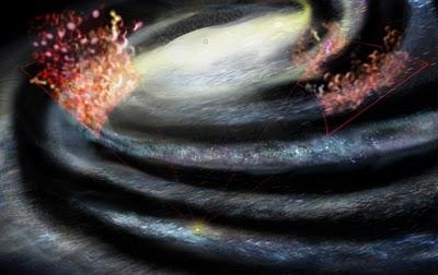 Astrónomos descubren el origen de las nubes de gas de la Vía Láctea