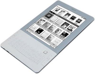 Acer Lumiread, lector de libros electrónicos con diseño muy cuidado