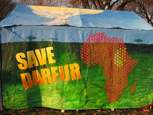 Encampment for Darfur by futureatlas.com.