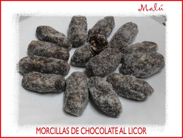 MORCILLAS DE CHOCOLATE