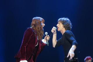 THE ROLLING STONES 2012 con JEFF BECK y FLORENCE WELCH