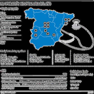 La “marea blanca” que inunda Madrid. La “marea blanca” que inunda Madrid.