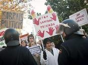 “marea blanca” inunda Madrid.