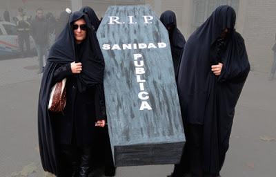 La “marea blanca” que inunda Madrid. La “marea blanca” que inunda Madrid.