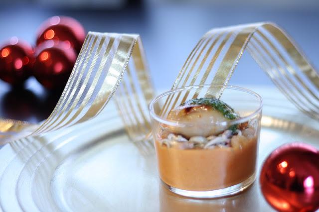 CREMA DE GAMBAS Y VIEIRA