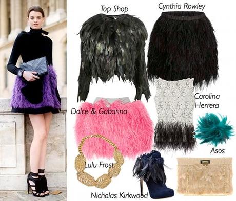moda plumas
