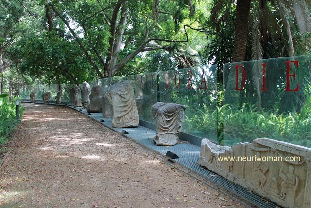 Jardín Botánico de Málaga: restos arqueológicos.