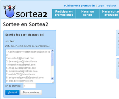 Ganador/ora Sorteo