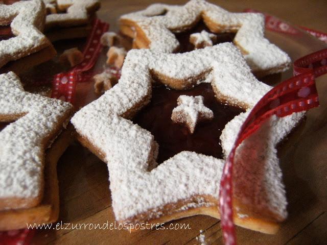 Galletas Linz Estrella. DÍA 10 Calendario de Adviento'12