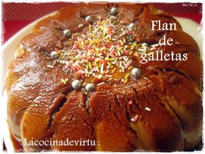 Flan de galletas